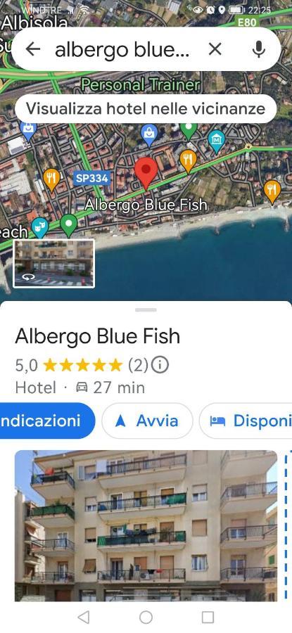 Albergo Blue Fish Albisola Superiore Bagian luar foto